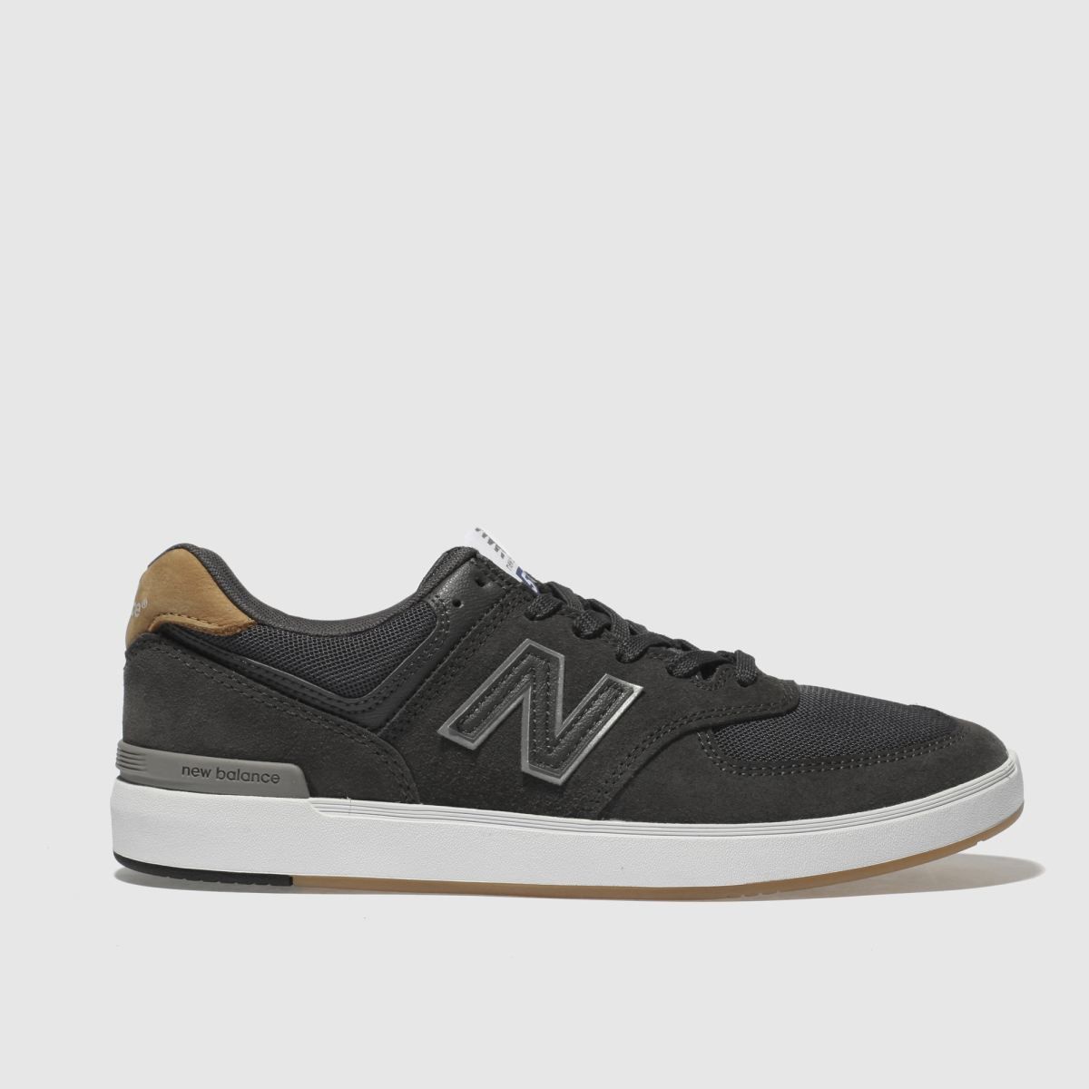 new balance dark grey all coasts 574 trainers