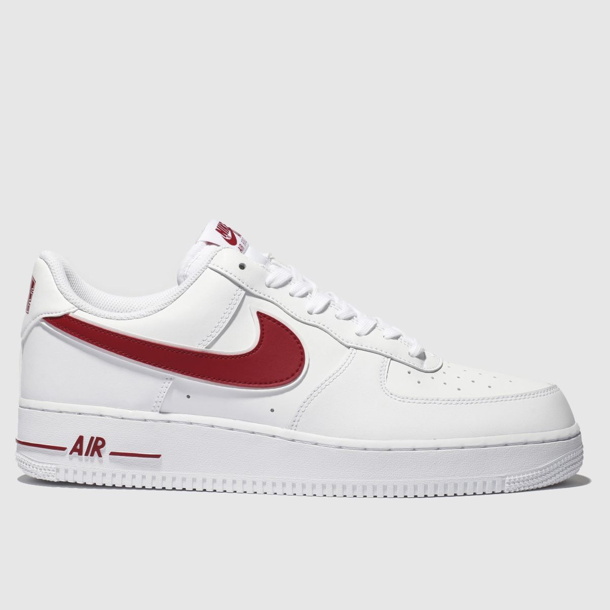 nike white & pl blue air force 1 07 3 trainers