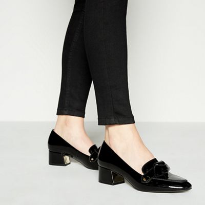 debenhams black patent shoes