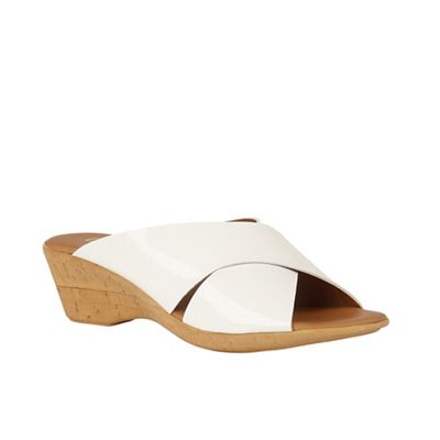 lotus wedge mules