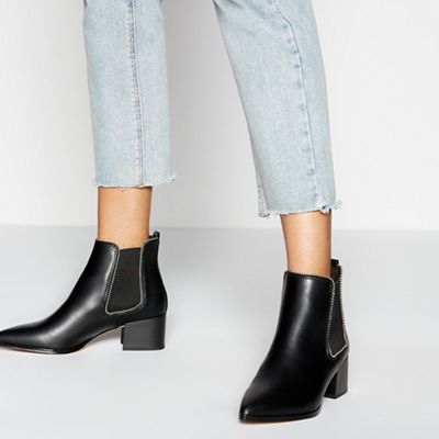 faith black chelsea boots