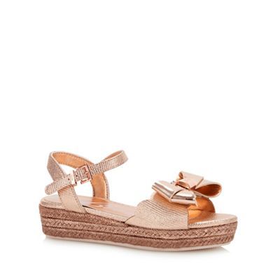 debenhams gold sandals