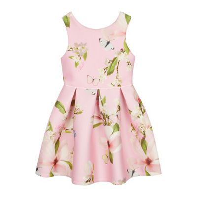 ted baker light pink floral dress