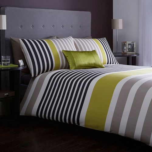 J By Jasper Conran Green Pimlico Duvet Cover Double Duvet