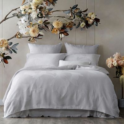 Sheridan Pale Grey Illume Bedding Set Super King Duvet