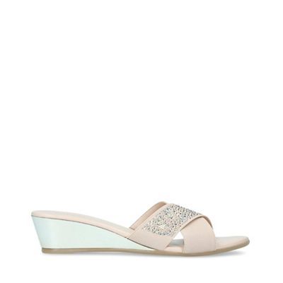 debenhams cream sandals