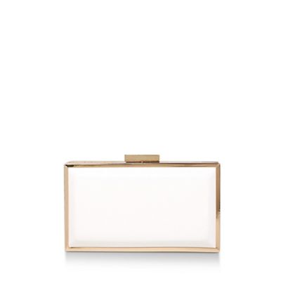 gold carvela bag