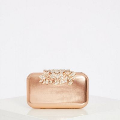 debenhams rose gold clutch bags