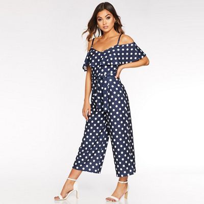 quiz polka dot playsuit