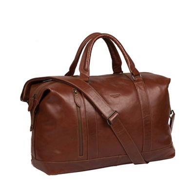 debenhams mens leather holdalls