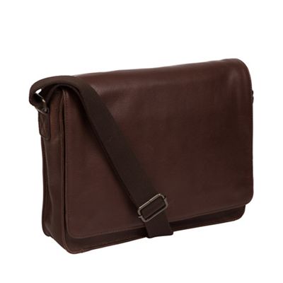 mens leather bags debenhams