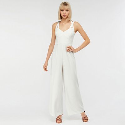 debenhams white jumpsuit