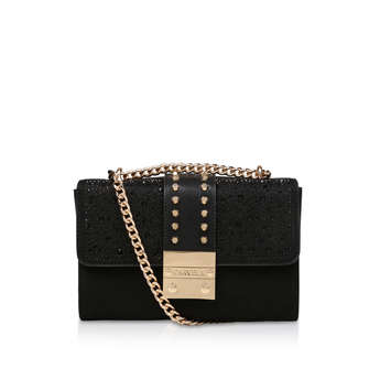 carvela rhona chain handle shoulder bag