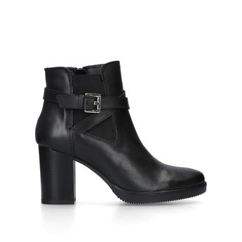 carvela scant buckle ankle boots black