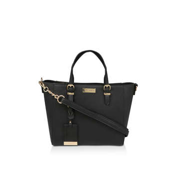 carvela black tote bag