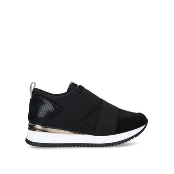 carvela laidback trainers black