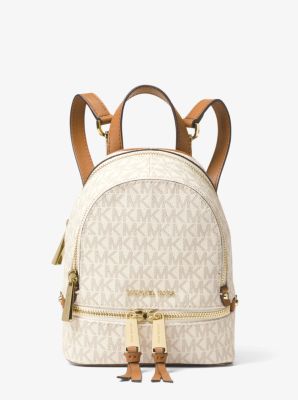 michael kors backpack mk logo