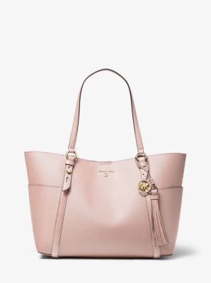 michael michael kors mk rivington large saffiano leather tote bag