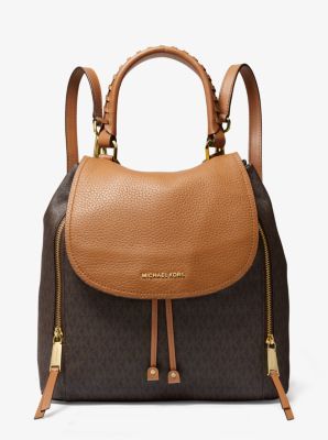 mk leather backpack