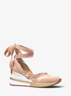 michael kors vega lace up sneaker