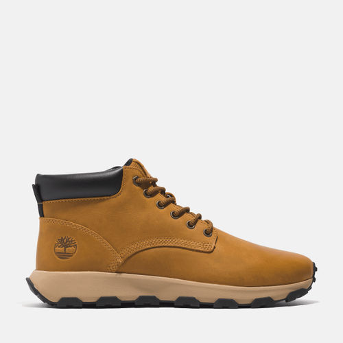 Timberland - Winsor Park Mid Lace-Up Trainer for Men in Yellow, Man, Yellow, Size: 12.5