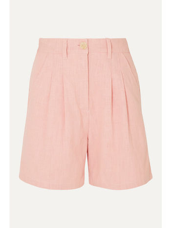 L.F.Markey - Henry Linen Shorts - Pink