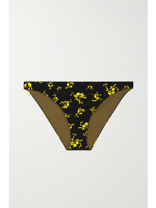 GANNI - Floral-print Bikini...