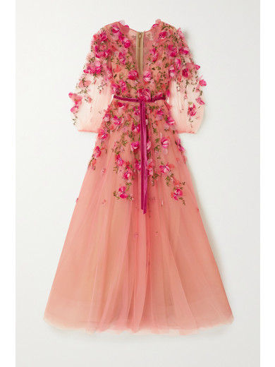 Marchesa ombre tulle gown hot sale