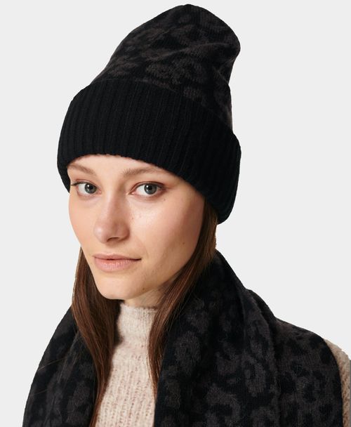 Animal Jacquard Beanie