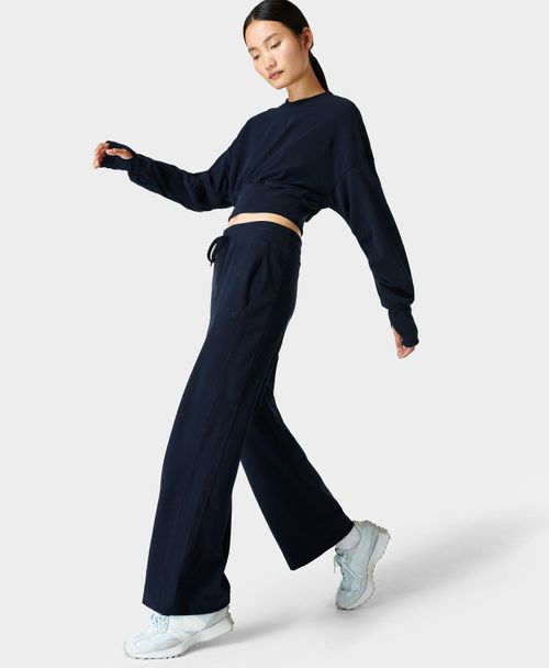 Gary Luxe Fleece Pants - Black, Women's Trousers & Yoga Pants