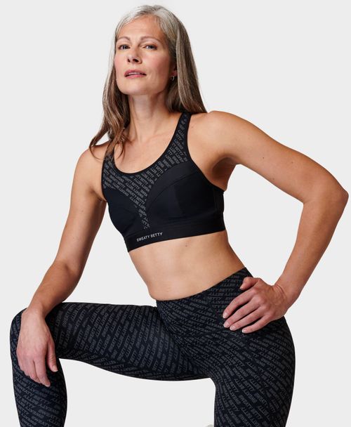 Power Icon Running Bra