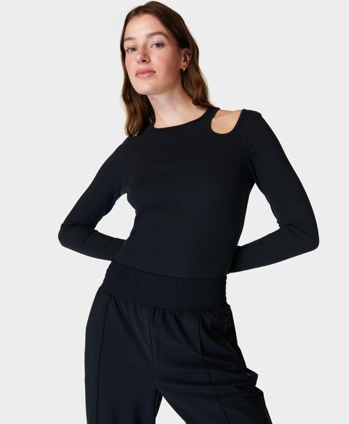 Muse Rib Long Sleeve Top