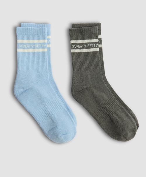 Varsity Slogan Socks 2 Pack