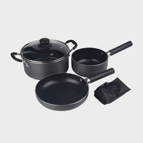 HI-GEAR Family Cookset, Silver