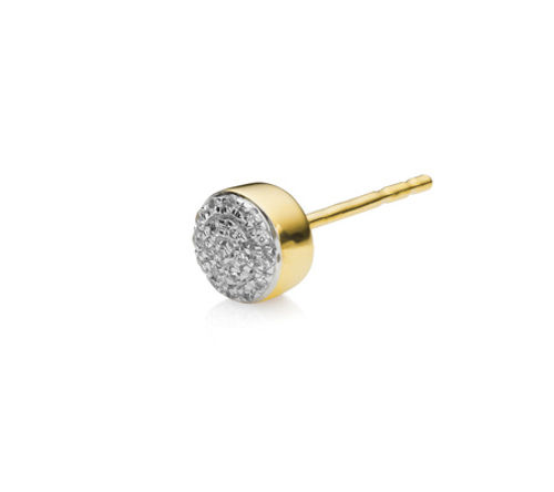 Gold Fiji Mini Button Stud...