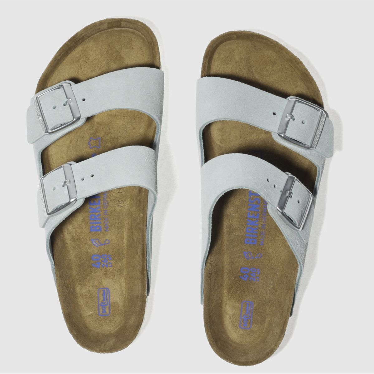 pale blue birkenstocks