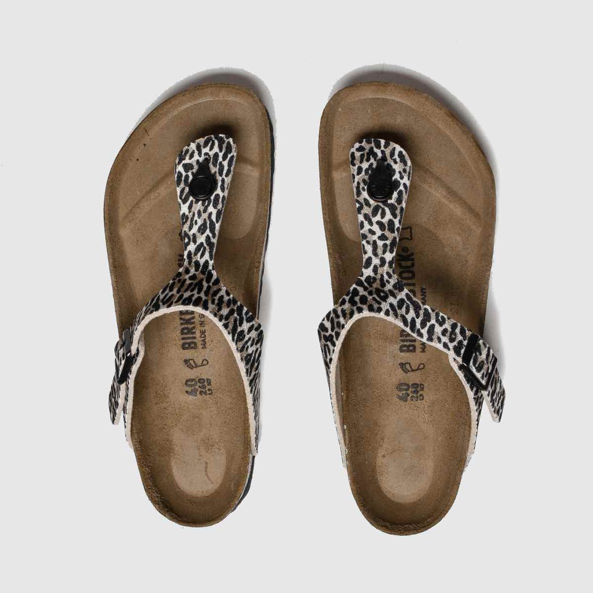 birkenstock leopard print sandals