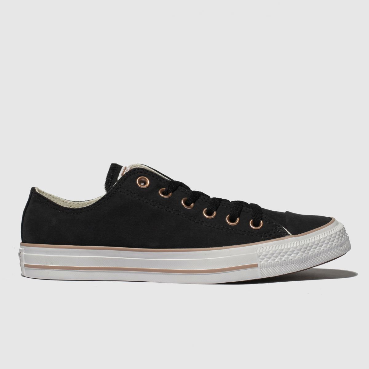 converse grey all star peached canvas ox trainers