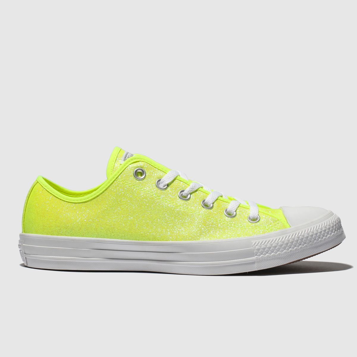 yellow glitter converse