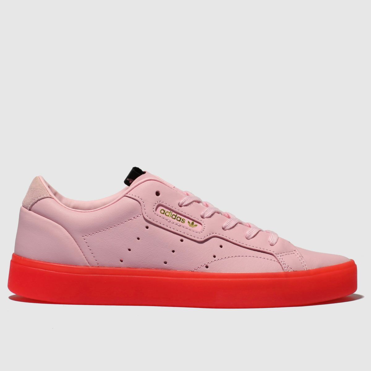 adidas pink and red trainers