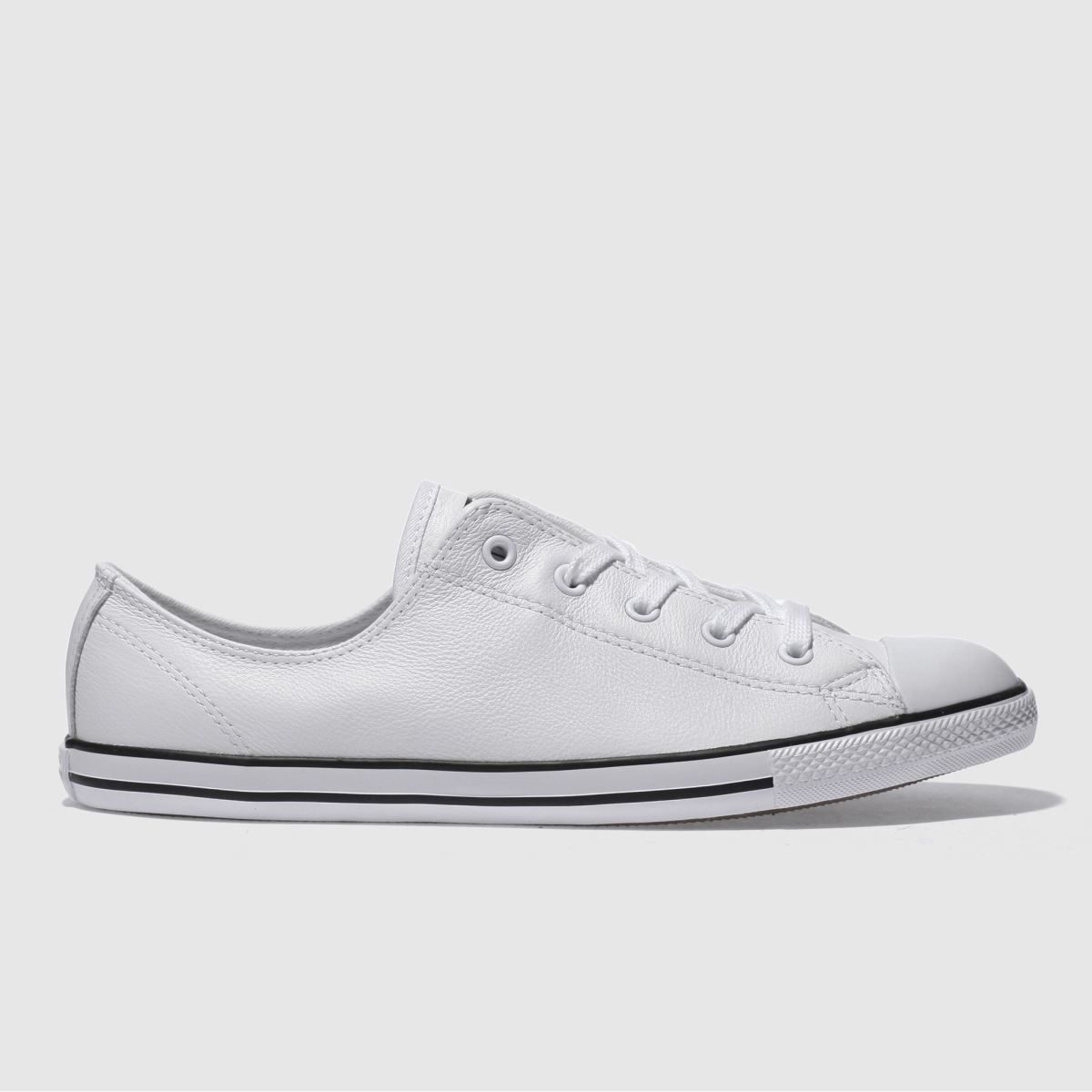 converse all star dainty leather trainers