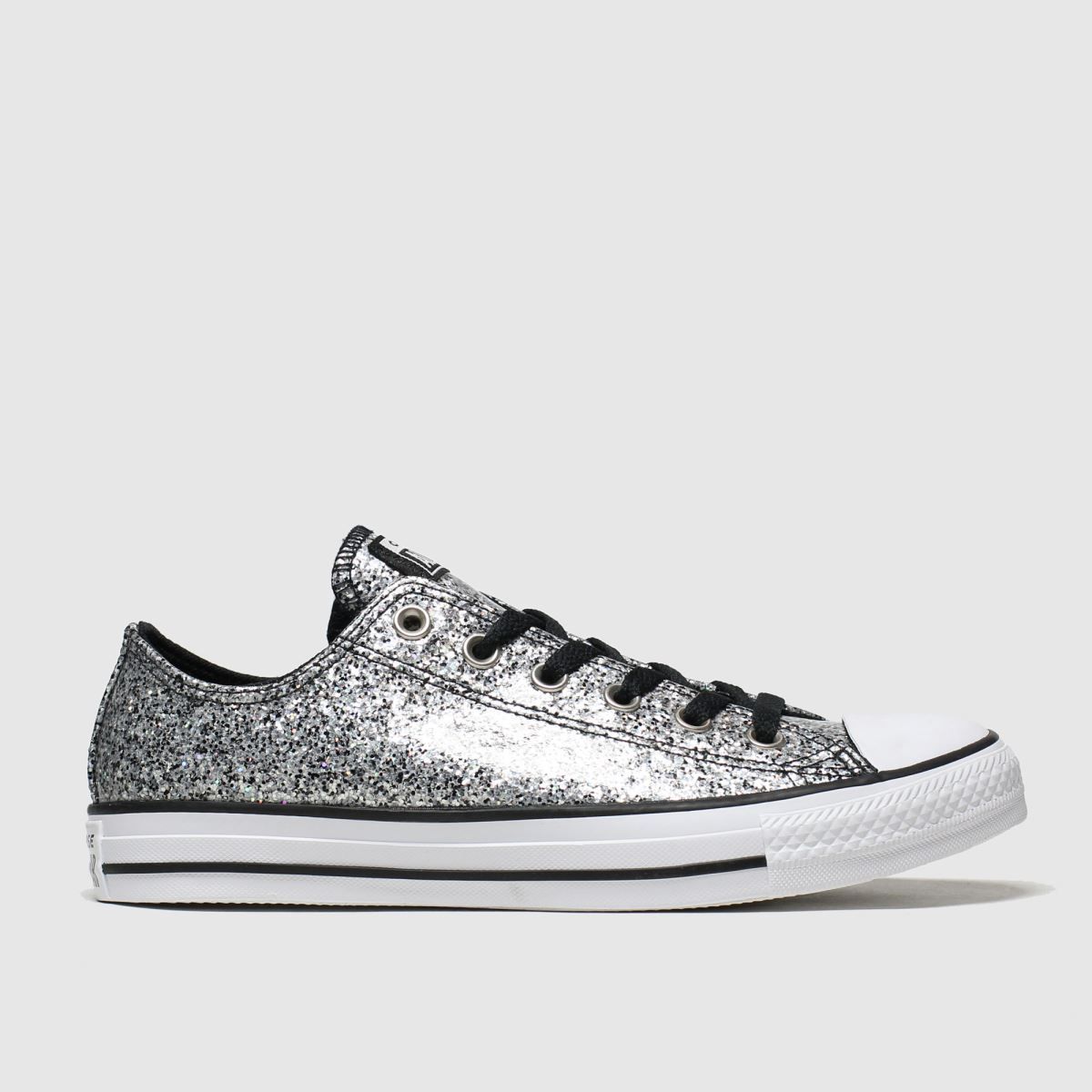 converse glitter ox trainers