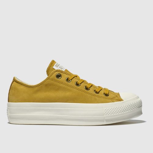 Converse Yellow All Star Clean Lift Platform Trainers | | Brent Cross