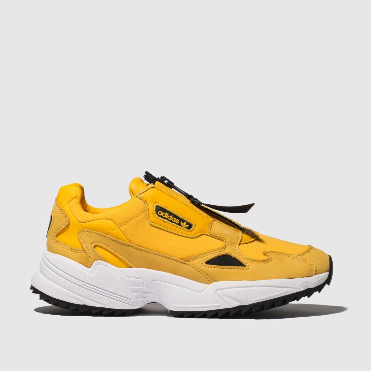 adidas falcon yellow zip