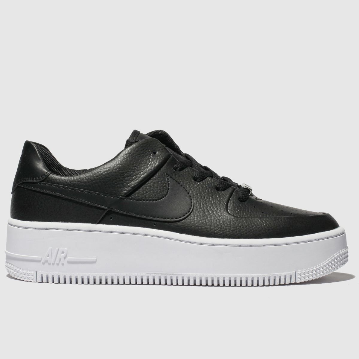 Nike Black \u0026 White Air Force 1 Sage Low Trainers | Compare | Brent Cross