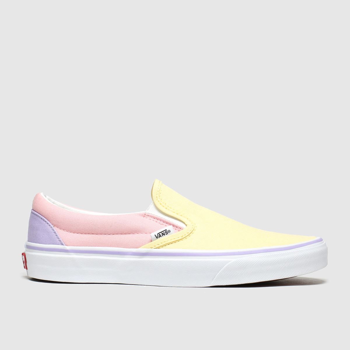 pastel vans slip on