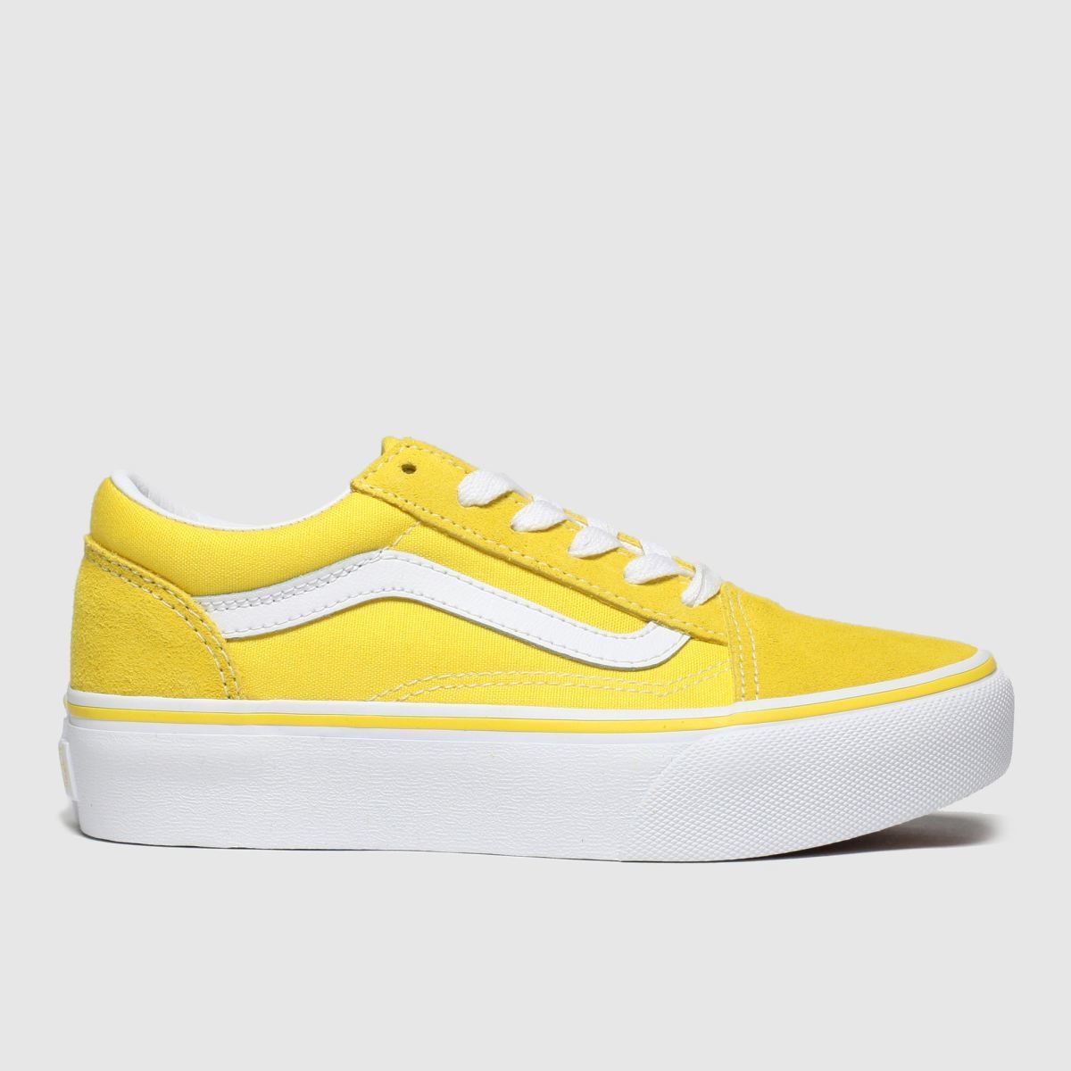 vans platform yellow