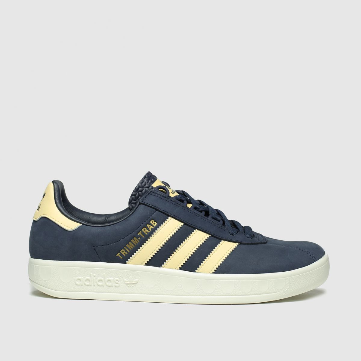 Adidas Navy \u0026 Stone Trimm Trab Samstag Trainers | Compare | Cabot Circus