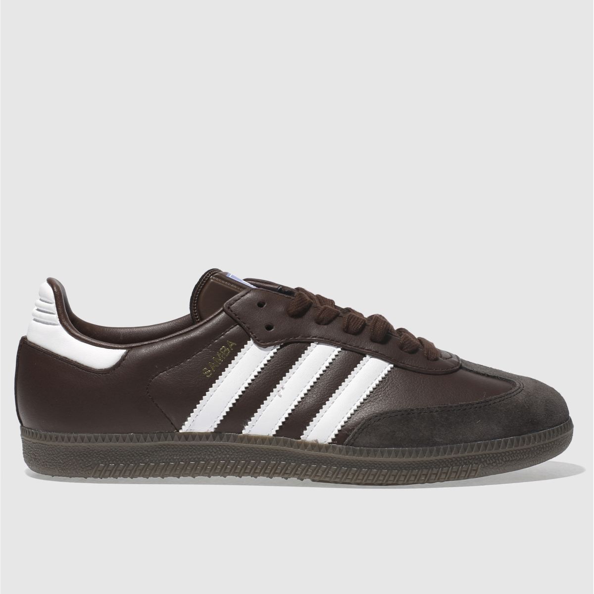 brown samba trainers