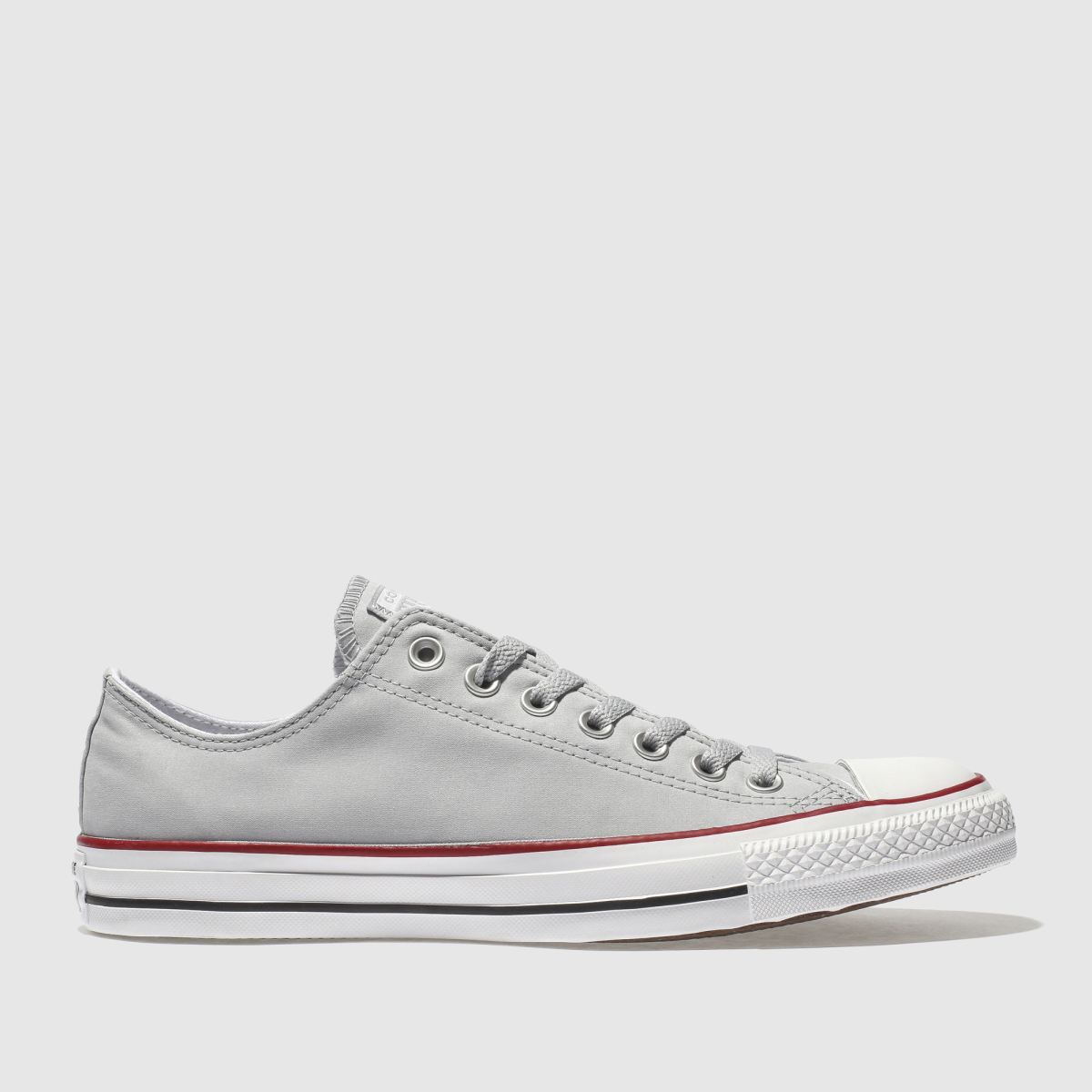 converse grey all star peached canvas ox trainers